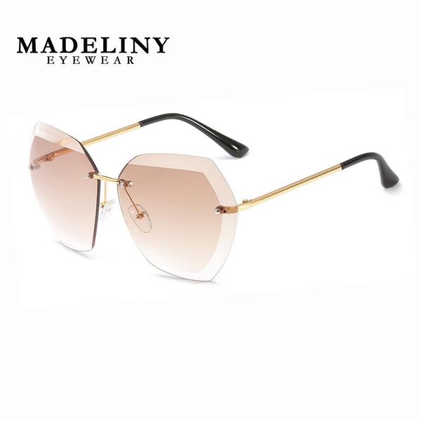 sunglasses madeliny rimless women brand designer square metal fashion luxury vintage sunglass for uv400 ma293, White;black
sunglasses madeliny rimless women brand designer square metal fashion luxury vintage sunglass for uv400 ma293, White;black