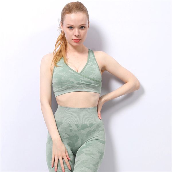 2pcs seamless women yoga set camouflage sportswear fitness clothes high waist leggings pants sports suits in gym indoor sports, White;red
2pcs seamless women yoga set camouflage sportswear fitness clothes high waist leggings pants sports suits in gym indoor sports, White;red