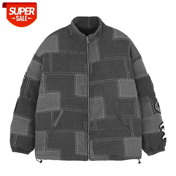 hip hop parka jackets men streetwear plaid printed patch decoration block padded jacket 2020 winter harajuku cotton outwear coat #da2r, Black
hip hop parka jackets men streetwear plaid printed patch decoration block padded jacket 2020 winter harajuku cotton outwear coat #da2r, Black