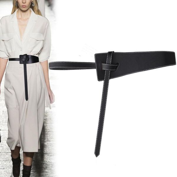 belts fashion pu leather belt for women knotted wide waist straps lady dress coat sweater decoration waistband, Black;brown
belts fashion pu leather belt for women knotted wide waist straps lady dress coat sweater decoration waistband, Black;brown