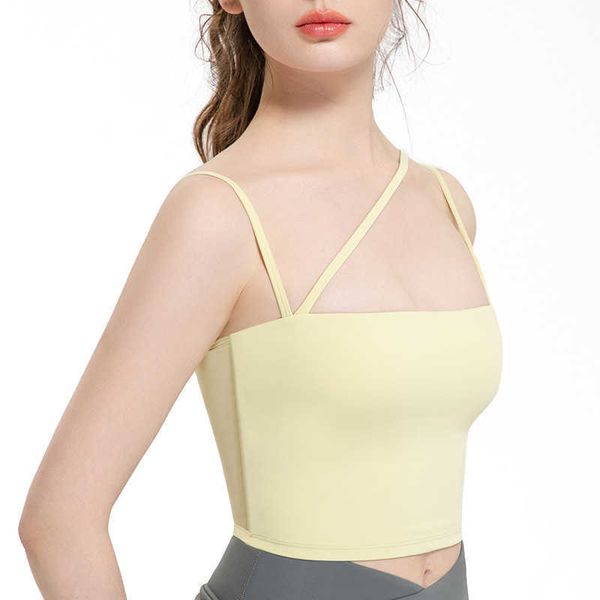 Sports Underwear Yoga Outfits Women's Fitness Running Tank Top Thin Shoulder Belt Beautiful Back Bra Leisure Suspender Vest, Black
Sports Underwear Yoga Outfits Women's Fitness Running Tank Top Thin Shoulder Belt Beautiful Back Bra Leisure Suspender Vest, Black