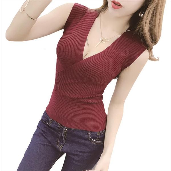 vetement femme 11 women camis colors fashion vest casual sleeveless v neck summer korean knitted cotton womens clothes, White
vetement femme 11 women camis colors fashion vest casual sleeveless v neck summer korean knitted cotton womens clothes, White