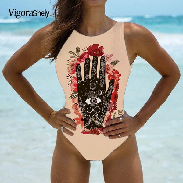 vigoshely vintge print swimsuit women bckless swimwer 2021 high wist bthing suit push up monokini swim wer, White;black
vigoshely vintge print swimsuit women bckless swimwer 2021 high wist bthing suit push up monokini swim wer, White;black