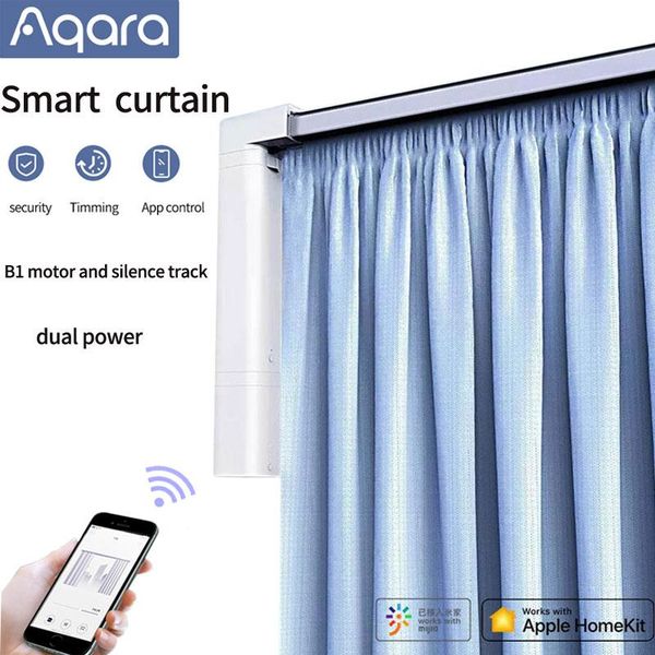 smart home control curtain aqara b1 motor silence electric track rail intelligent works with mihome
smart home control curtain aqara b1 motor silence electric track rail intelligent works with mihome