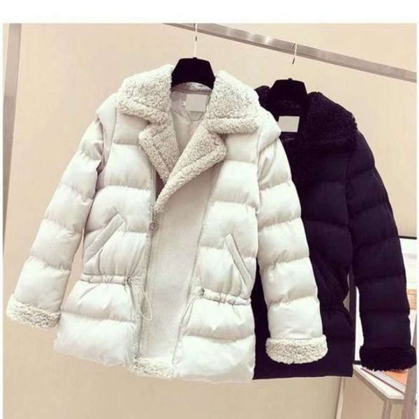 2021autumn and lamb wool cotton women's 2020 new winter loose medium length ins bread padded jacket thickened coat, Black
2021autumn and lamb wool cotton women's 2020 new winter loose medium length ins bread padded jacket thickened coat, Black