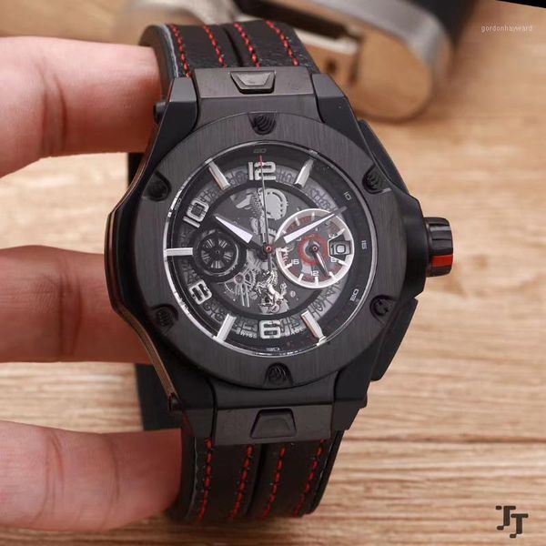 wristwatches men stainless steel full black matte union code red line leather brown luminous chronograph sapphire watches, Slivery;brown
wristwatches men stainless steel full black matte union code red line leather brown luminous chronograph sapphire watches, Slivery;brown
