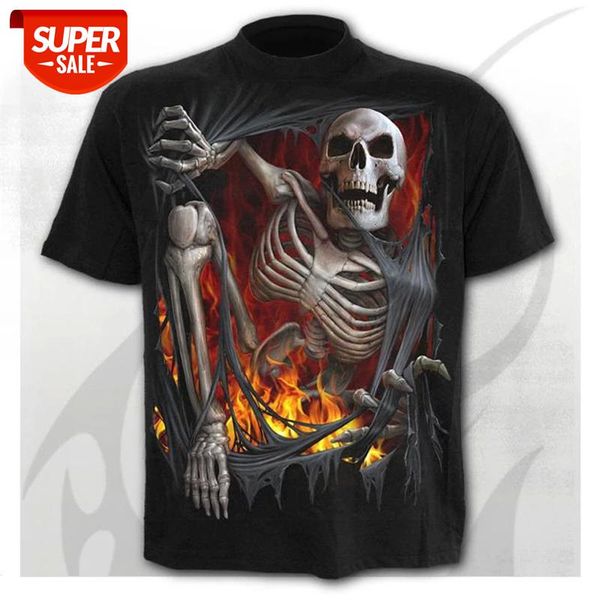 2020men women children skull t shirts fashion summer short sleeve ghost rider cool t-shirt 3d print harajuku streetwear tee #nd0t, White;black 
2020men women children skull t shirts fashion summer short sleeve ghost rider cool t-shirt 3d print harajuku streetwear tee #nd0t, White;black