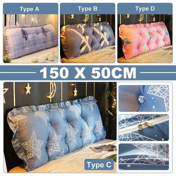 cushion/decorative pillow 150x50cm long sofa cushion triangular lounger bed backrest support reading living room waist lumbar pad household
cushion/decorative pillow 150x50cm long sofa cushion triangular lounger bed backrest support reading living room waist lumbar pad household