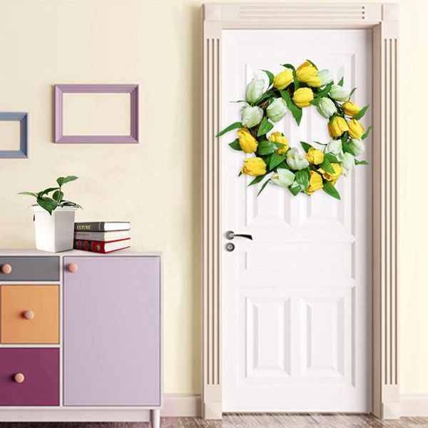 decorative flowers & wreaths simulation flower ring tulip vine home wedding door wall hanging decoration festival decor gift
decorative flowers & wreaths simulation flower ring tulip vine home wedding door wall hanging decoration festival decor gift
