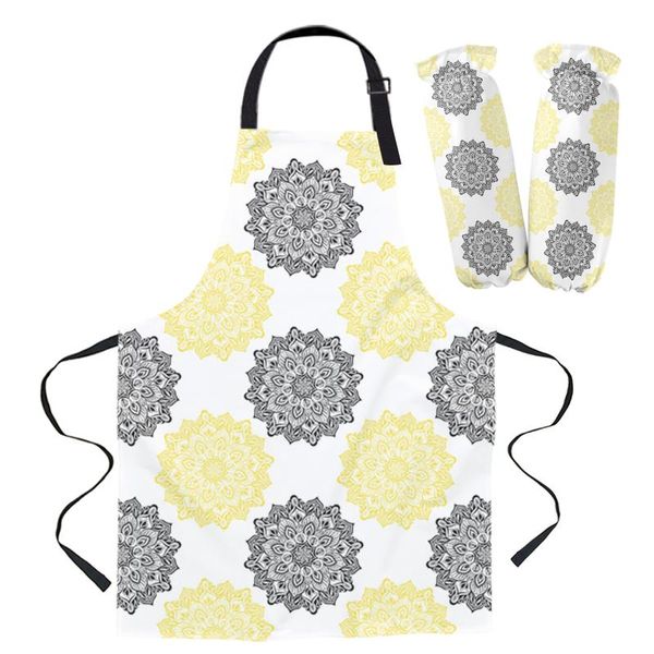 aprons mandala pattern black yellow texture kitchen apron baking accessories sleeveless for men women home cleaning tools
aprons mandala pattern black yellow texture kitchen apron baking accessories sleeveless for men women home cleaning tools