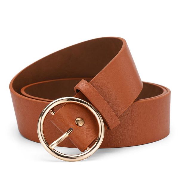 belts fashion classic round buckle ladies wide belt women's 2021 design female casual leather for jeans kemer, Black;brown
belts fashion classic round buckle ladies wide belt women's 2021 design female casual leather for jeans kemer, Black;brown