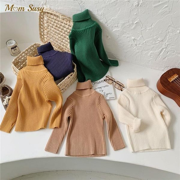 pullover baby girl boy ribbed sweater turtleneck spring autumn winter child knitted solid color clothing 3-12y, Blue
pullover baby girl boy ribbed sweater turtleneck spring autumn winter child knitted solid color clothing 3-12y, Blue