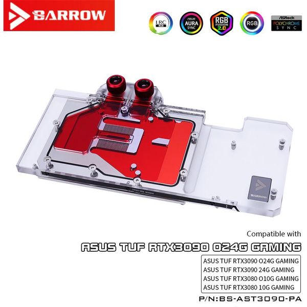 fans & coolings barrow rtx 3090 3080 gpu water block for asus tuf 3090/3080 gaming, full cover 5v argb cooler, bs-ast3090-pa
fans & coolings barrow rtx 3090 3080 gpu water block for asus tuf 3090/3080 gaming, full cover 5v argb cooler, bs-ast3090-pa