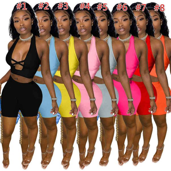 2022 summer women two pieces short pants outfits solid color tracksuits cross cut shorts jogger suits ladies casual clothing, White
2022 summer women two pieces short pants outfits solid color tracksuits cross cut shorts jogger suits ladies casual clothing, White