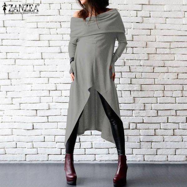 casual dresses autumn off shoulder long sleeve dress zanzea women boat neck asymmetrical hem sundress party bodycon vestido femme, Black;gray
casual dresses autumn off shoulder long sleeve dress zanzea women boat neck asymmetrical hem sundress party bodycon vestido femme, Black;gray