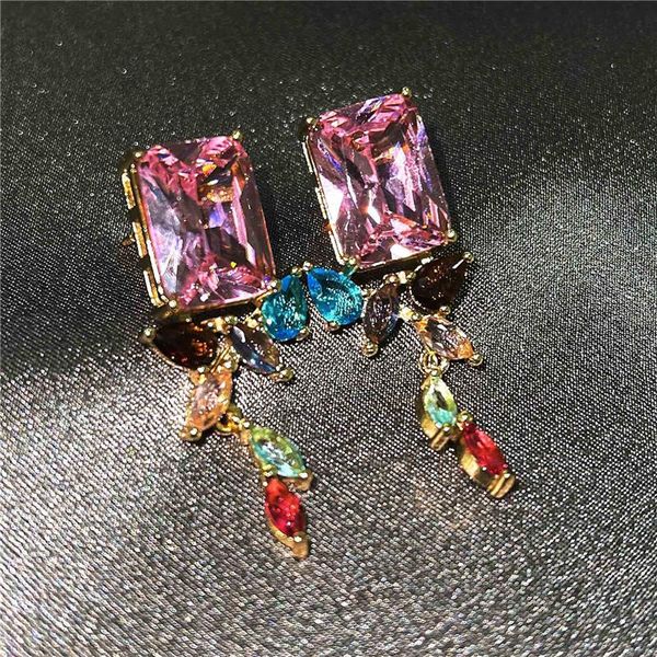 dangle & chandelier dainty gold earrings geometric irregular multicolor zircon drop big square pink crystal stone for women, Silver
dangle & chandelier dainty gold earrings geometric irregular multicolor zircon drop big square pink crystal stone for women, Silver