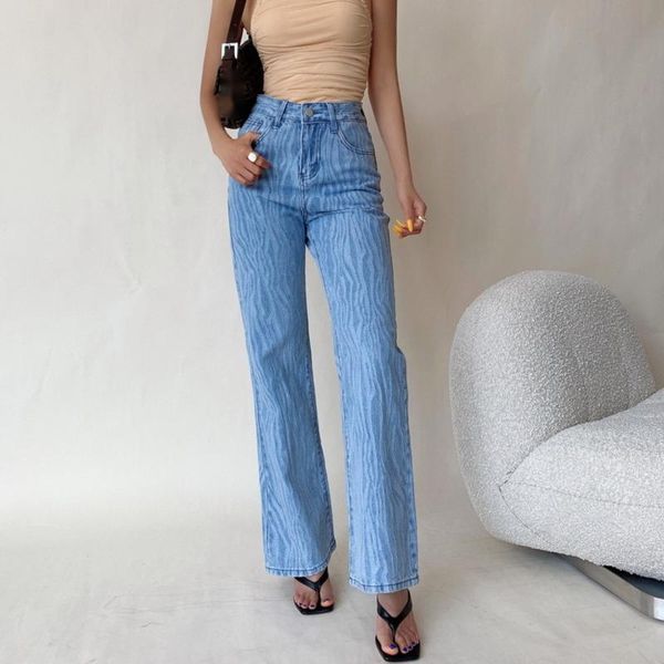 women's jeans womengaga american fashion zebra stripes women summer high waist loose thin wide leg pants casual denim trousers 2ljn, Blue
women's jeans womengaga american fashion zebra stripes women summer high waist loose thin wide leg pants casual denim trousers 2ljn, Blue