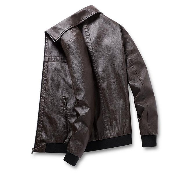 men's jackets men leather jacket 2021 autumn winter leisure motorcycle pu plus velvet coat m- 5xl, Black;brown
men's jackets men leather jacket 2021 autumn winter leisure motorcycle pu plus velvet coat m- 5xl, Black;brown