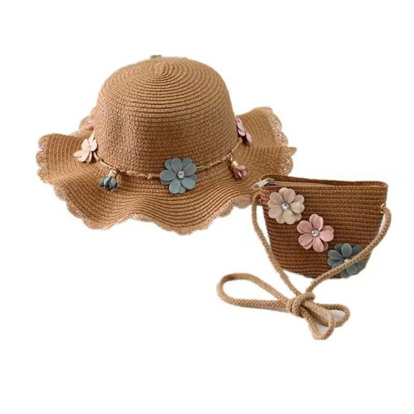 wide brim hats summer children straw hat korean baby sunscreen beauty floral girl spring cap travel beach visor bag two-piece sets, Blue;gray
wide brim hats summer children straw hat korean baby sunscreen beauty floral girl spring cap travel beach visor bag two-piece sets, Blue;gray