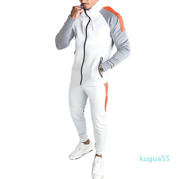 sportswear autumn s tracksuit striped zipper sweatshirt + sweatpants men casual sporting suits 2 pieces set, Gray
sportswear autumn s tracksuit striped zipper sweatshirt + sweatpants men casual sporting suits 2 pieces set, Gray