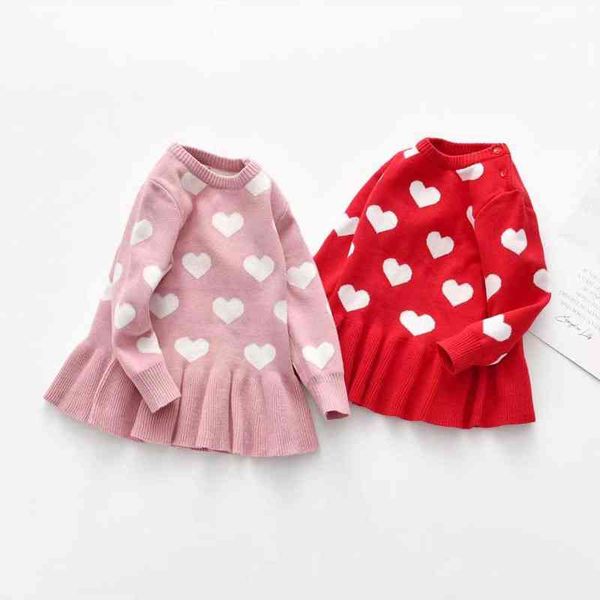 sweet 0 5y toddler girl dress baby girls winter fall knitted clothes heart print long sleeve pleated sweater, Red;yellow
sweet 0 5y toddler girl dress baby girls winter fall knitted clothes heart print long sleeve pleated sweater, Red;yellow