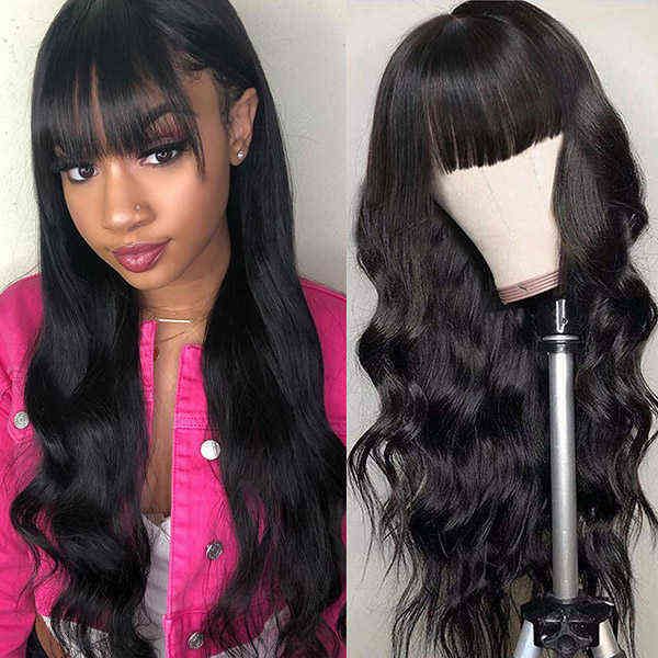 ishow brazilian loose deep straight human hair wigs with bangs peruvian none lace wig malaysian body wave for women all ag natural color, Black;brown
ishow brazilian loose deep straight human hair wigs with bangs peruvian none lace wig malaysian body wave for women all ag natural color, Black;brown