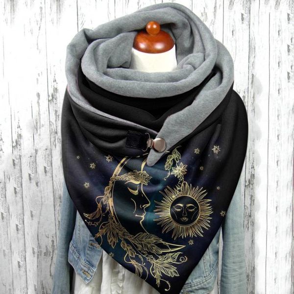 scarves women winter thicken scarf vintage harajuku printing button soft wrap casual warm shawls hijab balaclava bandana, Blue;gray
scarves women winter thicken scarf vintage harajuku printing button soft wrap casual warm shawls hijab balaclava bandana, Blue;gray