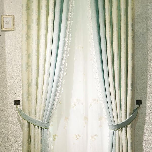 curtain & drapes european-style simple small fresh girl room precision double-sided jacquard blackout curtains for living dining
curtain & drapes european-style simple small fresh girl room precision double-sided jacquard blackout curtains for living dining
