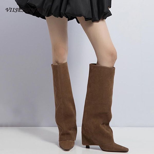boots fashion show pointed toe pants high heel 2021 spring autumn niche design black brown long barrel knight women
boots fashion show pointed toe pants high heel 2021 spring autumn niche design black brown long barrel knight women