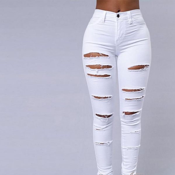 2020 new ripped jeans for women big size ripped trousers stretch pencil pants leggings women jeans black white 3
2020 new ripped jeans for women big size ripped trousers stretch pencil pants leggings women jeans black white 3