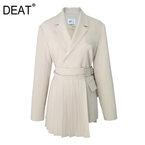 deat women coat full sleeve notched high street outerwear elegant pleated patchwork jackets autumn fashion tu282 211014, Black;brown
deat women coat full sleeve notched high street outerwear elegant pleated patchwork jackets autumn fashion tu282 211014, Black;brown