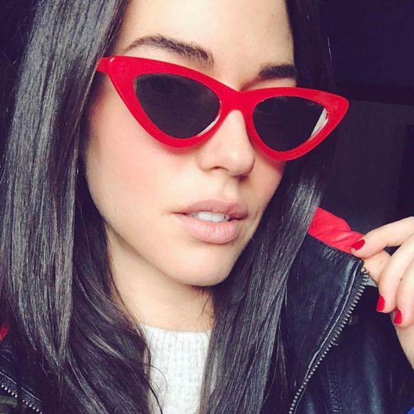 sunglasses women small cat red triangle vintage frame brand designer ladies sun glasses eyewear shades uv400, White;black
sunglasses women small cat red triangle vintage frame brand designer ladies sun glasses eyewear shades uv400, White;black