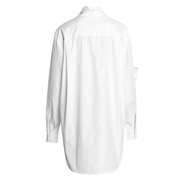 simple european personality shirt spring and autumn new fashion fine pleated frills white blouse for women stand collar blusas
simple european personality shirt spring and autumn new fashion fine pleated frills white blouse for women stand collar blusas