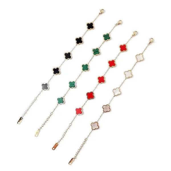 charm bracelets style clovers titanium steel 18 k gold fritillaria ins women wholesale stainless bracelet for, Golden;silver
charm bracelets style clovers titanium steel 18 k gold fritillaria ins women wholesale stainless bracelet for, Golden;silver