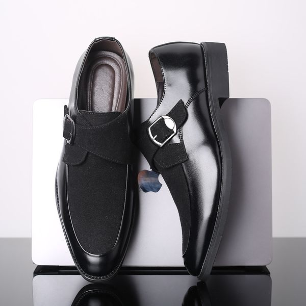new leather shoes mens wedding shoes men non-slip loafers flats comfortable dress shoes casual pointed big, Black
new leather shoes mens wedding shoes men non-slip loafers flats comfortable dress shoes casual pointed big, Black