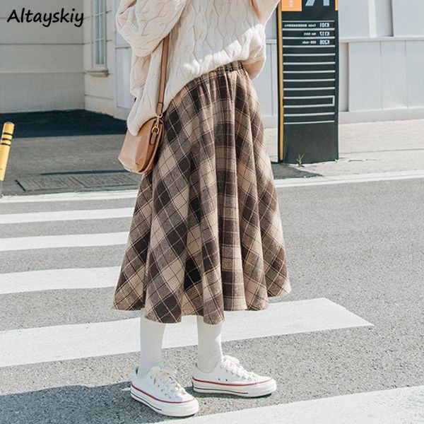 skirts women plaid loose leisure fashion autumn streetwear all-match female retro a-line high waist korean style temperament, Black
skirts women plaid loose leisure fashion autumn streetwear all-match female retro a-line high waist korean style temperament, Black
