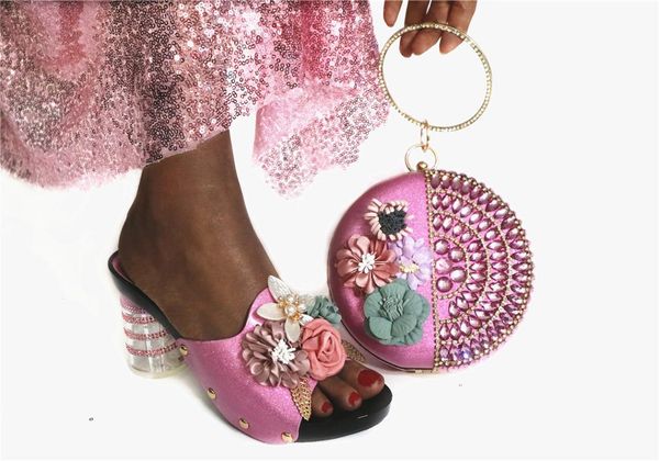 dress shoes elegant wedding/party high heel african pumps and purse bag set with flower stones g85 height 7.5cm, Black 
dress shoes elegant wedding/party high heel african pumps and purse bag set with flower stones g85 height 7.5cm, Black