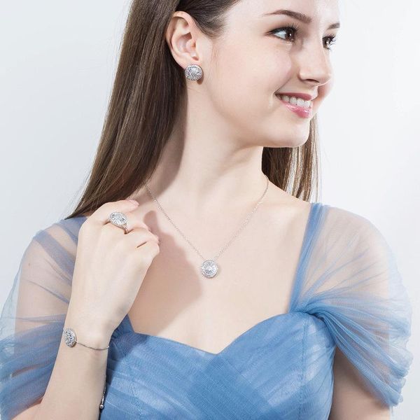 earrings & necklace bilincolor fashion jewelry sets necklace,earrings, bracelet and ring crystal jewerly for women, Silver
earrings & necklace bilincolor fashion jewelry sets necklace,earrings, bracelet and ring crystal jewerly for women, Silver