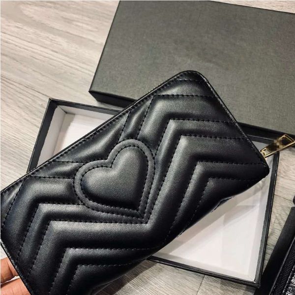 wallet women fashion brand long wallets purse for ladies clutch bag designer billetera with box, Red;black
wallet women fashion brand long wallets purse for ladies clutch bag designer billetera with box, Red;black
