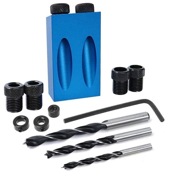 professional drill bits 14pcs pocket hole jig,15 degree dowel joinery kit ,for woodworking angle drilling holes,carpenters woodwork guid
professional drill bits 14pcs pocket hole jig,15 degree dowel joinery kit ,for woodworking angle drilling holes,carpenters woodwork guid