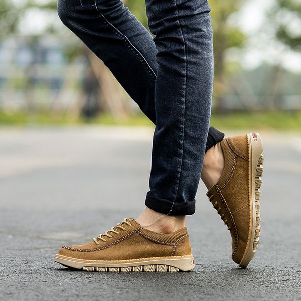 slippers 2021 fashion shoes men loafers flat s casual genuine leather breathable lace up comfortable sneakers 6bjz, Black
slippers 2021 fashion shoes men loafers flat s casual genuine leather breathable lace up comfortable sneakers 6bjz, Black