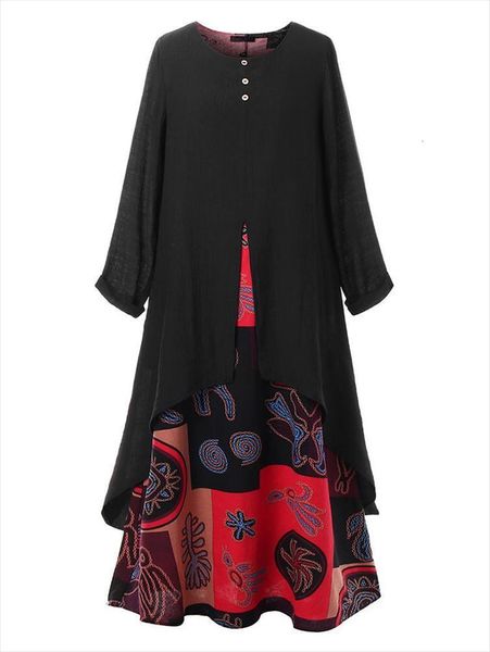 5xl plus size womens dress summer long sleeve vintage printing patchwork elegant cotton and linen maxi dresses, Black;gray
5xl plus size womens dress summer long sleeve vintage printing patchwork elegant cotton and linen maxi dresses, Black;gray