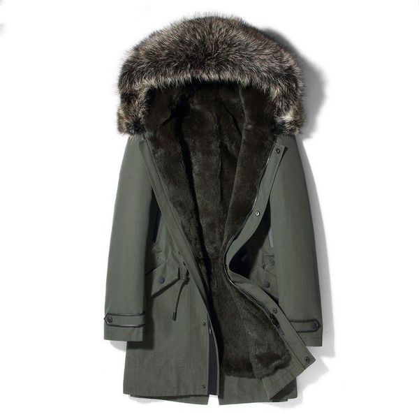 men's leather & faux winter jacket men parka real fur coat natural liner luxury jackets parkas hombre 2021 81p82007 kj2436, Black
men's leather & faux winter jacket men parka real fur coat natural liner luxury jackets parkas hombre 2021 81p82007 kj2436, Black