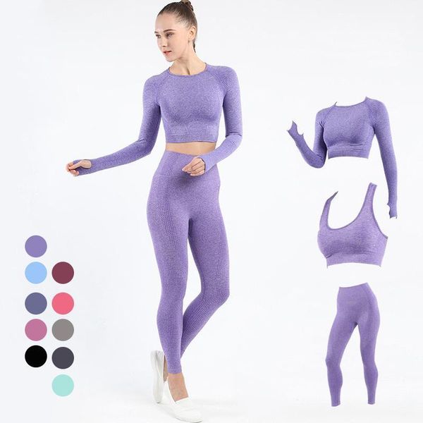 colors women seamless yoga set 2/3pcs tight high waist sport leggings active wear gym suit workout clothes outfit
colors women seamless yoga set 2/3pcs tight high waist sport leggings active wear gym suit workout clothes outfit