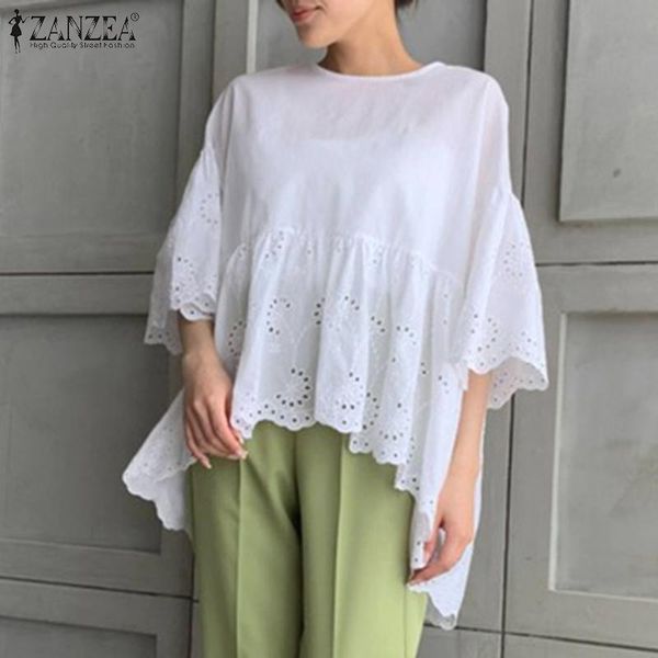 women's blouses & shirts summer vintage blouse 2022 lace patchwork hollow out casual solid loose a-line floral sleeve oversized, White
women's blouses & shirts summer vintage blouse 2022 lace patchwork hollow out casual solid loose a-line floral sleeve oversized, White