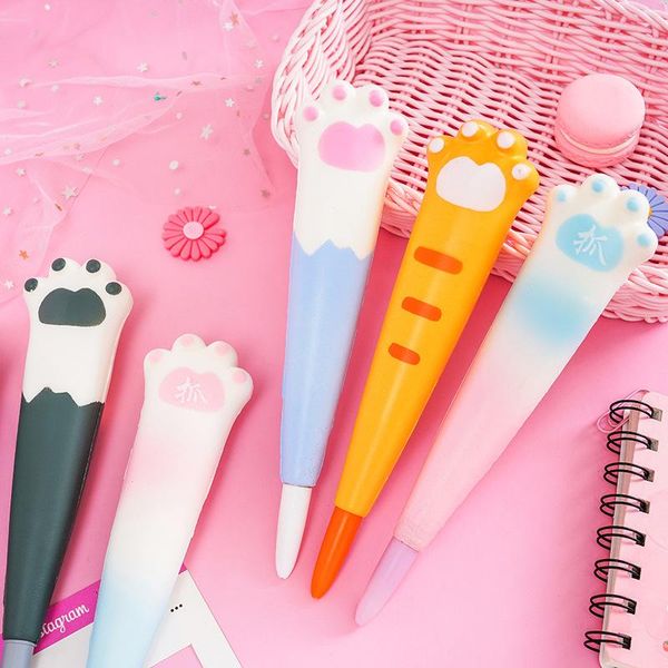 gel pens yisuremia kawaii cartoon cat claw pen 0.5mm black ink decompression soft creative office school stationery supplies
gel pens yisuremia kawaii cartoon cat claw pen 0.5mm black ink decompression soft creative office school stationery supplies