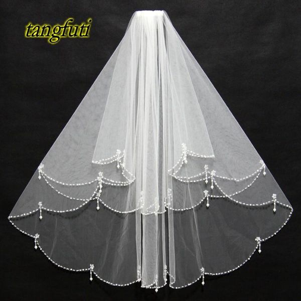bridal veils beaded edge white ivory 2 layer short bride wedding with comb women accessories 2021, Black
bridal veils beaded edge white ivory 2 layer short bride wedding with comb women accessories 2021, Black