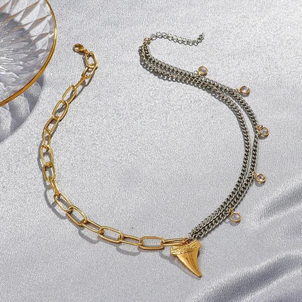 chains geometric necklace woman splicing necklaces women creative pointed cone pendant chain european alloy trendy collier, Silver
chains geometric necklace woman splicing necklaces women creative pointed cone pendant chain european alloy trendy collier, Silver