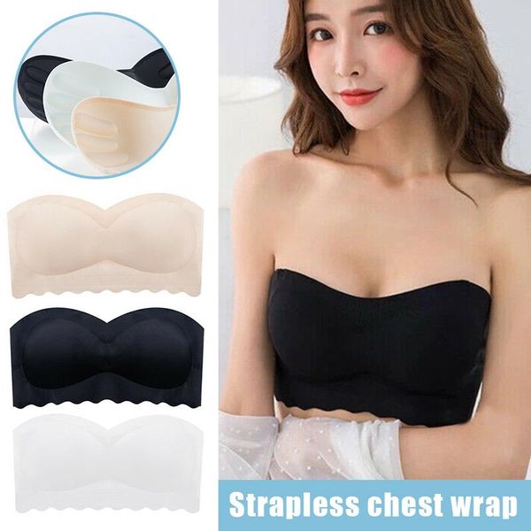 bras ice silky air bra strapless non-slip underwear push up wiretube thj99, Red;black
bras ice silky air bra strapless non-slip underwear push up wiretube thj99, Red;black