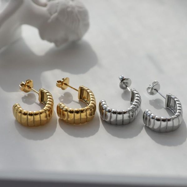hoop & huggie joolim high end pvd plated croissant earring jewelry drop supplier stainless steel, Golden;silver
hoop & huggie joolim high end pvd plated croissant earring jewelry drop supplier stainless steel, Golden;silver